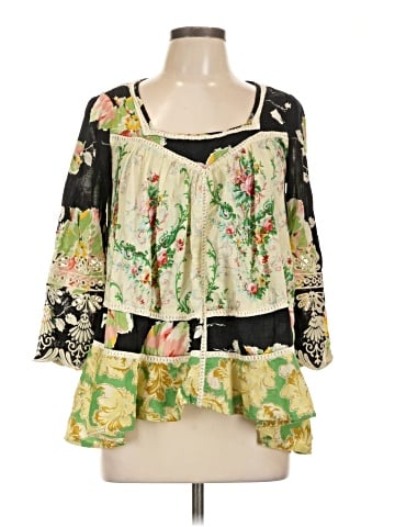 Vanessa Virginia 3/4 Sleeve Blouse (view 1)