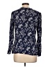 Talbots 100% Rayon Blue Long Sleeve Blouse Size L - photo 2