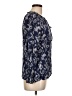 Talbots 100% Rayon Blue Long Sleeve Blouse Size L - photo 4