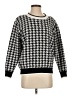 Unbranded 100% Acrylic Houndstooth Black Pullover Sweater Size S - photo 1