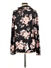 Emery Rose Floral Black Pullover Sweater Size L - photo 2