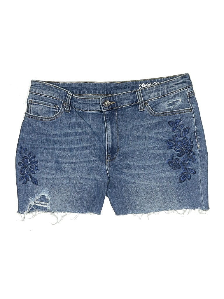 Pre-owned Faded Glory Denim Shorts In Blue