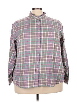 Lands' End 3/4 Sleeve Button Down Shirt