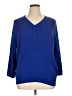 Kim Rogers Blue Pullover Sweater Size XL - photo 1