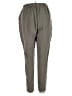Uniform Solid Gray Green Casual Pants Size L - photo 2