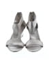 Adrienne Vittadini Metallic Silver Tan Wedges Size 7 1/2 - photo 2