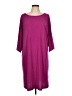 MSK 100% Polyester Solid Burgundy Casual Dress Size L (estimated) - photo 1