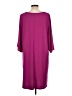MSK 100% Polyester Solid Burgundy Casual Dress Size L (estimated) - photo 2