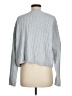 LA Hearts 100% Polyester Metallic Silver Pullover Sweater Size M - photo 2