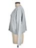 LA Hearts 100% Polyester Metallic Silver Pullover Sweater Size M - photo 5