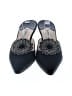 Manolo Blahnik Blue Black Heels Size EU (IT) 39 1/2 / US 9 1/2 - photo 2