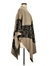 Umgee Aztec Or Tribal Print Jacquard Tan Poncho Size Sm - Med - photo 4