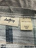 Daytrip 100% Polyester Plaid Silver Blue Long Sleeve Blouse Size XXL - photo 4