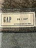 Gap Metallic Silver Jeans Size 20r - photo 4