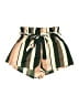 Shein Stripes Green Shorts Size XS - photo 1