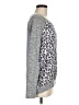 Kut from the Kloth 100% Rayon Animal Print Silver Gray Pullover Sweater Size M - photo 4
