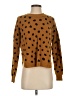 Madewell 100% Cotton Animal Print Brown Pullover Sweater Size XS - photo 1