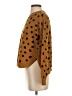Madewell 100% Cotton Animal Print Brown Pullover Sweater Size XS - photo 5