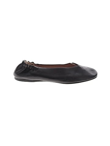 Acne Studios Leather Oddry Flats (view 1)