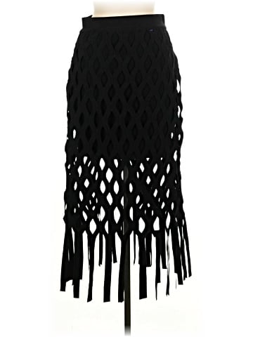 Herve Leger Fishnet Bandage Midi Skirt (view 1)