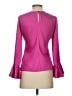 J.Crew 100% Polyester Pink Long Sleeve Blouse Size XS - photo 2