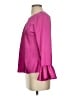 J.Crew 100% Polyester Pink Long Sleeve Blouse Size XS - photo 5