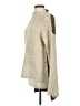 Mystree Tweed Tan Turtleneck Sweater Size S - photo 5