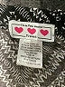 THREE PINK HEARTS 100% Rayon Chevron-herringbone Black Romper Size M - photo 4