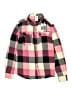 Disney Store 100% Cotton Checkered-gingham Pink Long Sleeve Button-Down Shirt Size M (kids) - photo 1