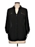 I.N. Studio Black 3/4 Sleeve Button-Down Shirt Size L (petite) - photo 1