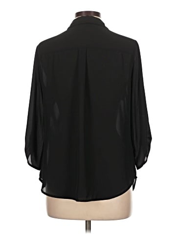 I.N. Studio 3/4 Sleeve Button-Down Shirt (view 2)