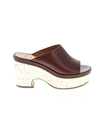 Chloé Leather Oli Platform Mules (view 1)