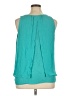 dalia Teal Sleeveless Blouse Size XL - photo 2