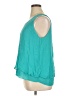 dalia Teal Sleeveless Blouse Size XL - photo 5
