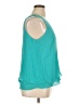 dalia Teal Sleeveless Blouse Size XL - photo 4