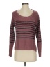 RDI Stripes Burgundy Pullover Sweater Size S - photo 1