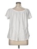 Daytrip White Short Sleeve Blouse Size XL - photo 2