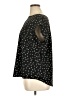 Monday Fun 100% Polyester Stars Black Short Sleeve Blouse Size 1X - photo 5