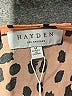 Hayden 100% Polyester Animal Print Brown Casual Dress Size M - photo 7