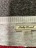 Lucky Brand 100% Cotton Floral Silver Pullover Sweater Size XS - photo 7