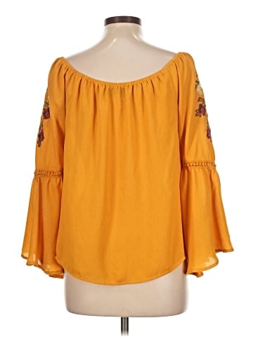 Blue Rain 3/4 Sleeve Blouse (view 2)