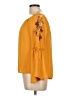 Blue Rain 100% Polyester Yellow 3/4 Sleeve Blouse Size L - photo 5