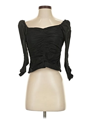Something Navy 3/4 Sleeve Top (view 1)