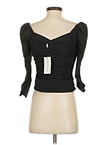 Something Navy 3/4 Sleeve Top (view 2)