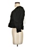 Something Navy 100% Polyester Black 3/4 Sleeve Top Size S - photo 5