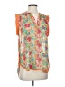 Collective Concepts 100% Polyester Orange Sleeveless Blouse Size S - photo 1