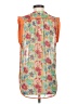 Collective Concepts 100% Polyester Orange Sleeveless Blouse Size S - photo 2