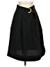 H&M 100% Polyester Solid Black Formal Skirt Size 4 - photo 1