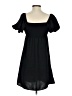Derek Heart 100% Polyester Solid Black Casual Dress Size S - photo 2
