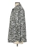H&M 100% Polyester Animal Print Silver Long Sleeve Blouse Size 12 - photo 5